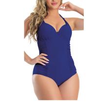 Maiô Com Bojo Zero Barriga Azul Banho De Mar 1579 Maiô Com Bojo Zero Barriga Azul Banho De Mar 1579