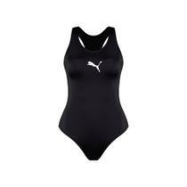 Maiô Com Costas Nadador Básico Liso Com Logo Estampada Adulto Feminino Maiô Com Costas Nadador Básico Liso Com Logo Estampada Adulto Feminino