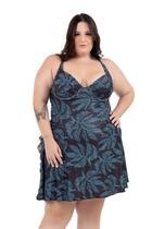 Maiô Com Faixa Que Vira Saia/ Vestido Plus Size