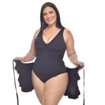 Maio Conforto e Saída Preto - M ao Plus Size 56
