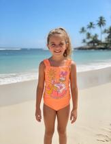 Maiô Daisy Margarida na Bóia Alças Franzidas Momi