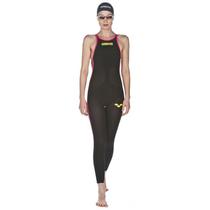 Maiô de Natação Aberto Feminino R-Evo Powerskin Águas Abertas Arena
