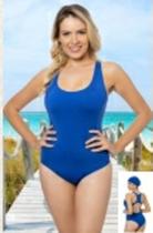 Maiô De Natação Com Touca - Proteção UV - Summer Color