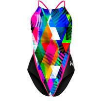 Maiô de Natação Phelps Zuglo Training com Estampa Geométrica (24 a 32US)