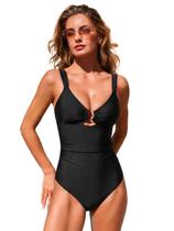 Maiô de uma peça CUPSHE Ruched Tummy Control para mulheres