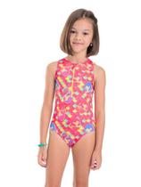 Maiô de Ziper Sem Manga Infantil Solenza Moda Praia Maiô de Ziper Sem Manga Infantil Solenza Moda Praia