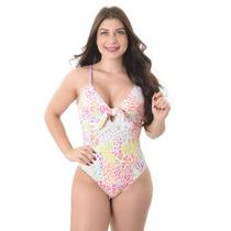 Maiô Decote V Laço Alças Multifuncionais Bojo Removível Arsiè