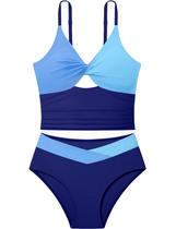 Maiô Doumlop Girls Tankini tamanho 14, cor azul Maiô Doumlop Girls Tankini tamanho 14, cor azul