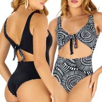 Maiô Dupla Face Dilady Banho de Mar 617575