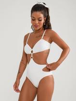 Maiô Engana Mamãe Off White Wave