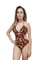 Maiô engana mamãe ripple calcinha levanta bumbum bojo removível