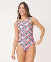 Maiô Estampa Estampa Floral Alças Largas Marisa-25083