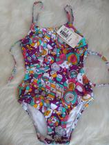 Maiô estampado com elastano