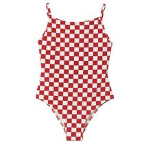 Maiô Fábula Quadriculadinho Vermelho Verão Maiô Fábula Quadriculadinho Vermelho Verão