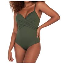 Maio Feminino Alto Giro Verde Alga - 24772