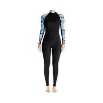 Maiô Feminino De Neoprene De 3mm, Peça Única, Manga Longa, Para Mergulho, Surf E Caiaque Maiô Feminino De Neoprene De 3mm, Peça Única, Manga Longa, Para Mergulho, Surf E Caiaque