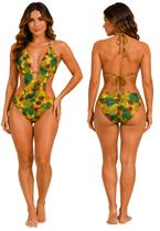 Maiô Feminino Engana Mamãe Com Bojo Estampado e Calcinha Empina Bumbum Maiô Feminino Engana Mamãe Com Bojo Estampado e Calcinha Empina Bumbum