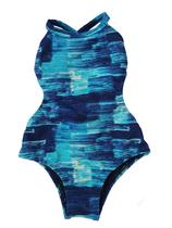 Maiô feminino infantil azul estampado 0 a 16 anos Maiô feminino infantil azul estampado 0 a 16 anos