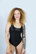 Maiô Feminino Moda Praia Natação Cirrê Premium Liso