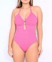 Maiô Feminino Modelo Liso Body de Praia