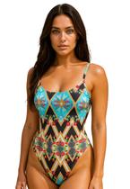 Maiô Feminino Sem Bojo Alças Finas Estampado Com Costa Nua Maiô Feminino Sem Bojo Alças Finas Estampado Com Costa Nua