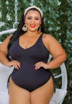 Maiô Franzido Plus Size- Verão- Para Mulheres Poderosas - Ousadia Lingerie e Moda Praia