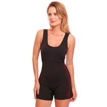 Maiô Hidroginástica Natação Listra Lateral