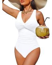 Maiô Holipick Branco com Controle de Barriga e Push Up Maiô Holipick Branco com Controle de Barriga e Push Up