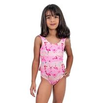 Maiô Infantil Com Babadinho Estampado Amarração nas Costas Maiô Infantil Com Babadinho Estampado Amarração nas Costas