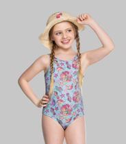 Maiô Infantil Conchas Trick Nick Azul - Trick Nick Moda Praia - Babalubis