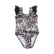 Maiô Infantil De Verão Com Estampa Arco-Íris Para Meninas, Roupa De Banho Monokini