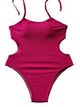 Maiô Infantil e Juvenil com amarração Rosa Pink Maiô Infantil e Juvenil com amarração Rosa Pink