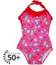 Maiô Infantil Engana Mamãe Sorvete Proteção Uv Praia Verão