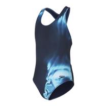 Maio Infantil Feminino Speedo Racer Open azul Lunar - 029883