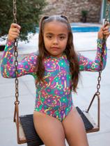 Maiô Infantil Juvenil Manga Longa Proteção Solar UV 50+ Maiô Infantil Juvenil Manga Longa Proteção Solar UV 50+