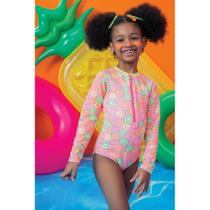 Maiô Infantil Kukiê Manga Longa c/ Proteção UV50+ Vermelho Maiô Infantil Kukiê Manga Longa c/ Proteção UV50+ Vermelho