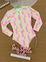 Maiô Infantil Kukiê Verão Colorido Corações Maiô Infantil Kukiê Verão Colorido Corações