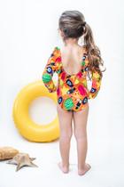 Maiô infantil manga longa proteção uv - estampa tucano Maiô infantil manga longa proteção uv - estampa tucano