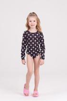 Maiô Infantil Manga Longa UV 50+ Suplex Infinity Preto