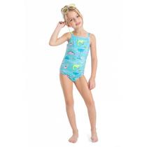 Maiô Infantil Menina Proteção UV Quimby 1/3 Ref. 29410 Maiô Infantil Menina Proteção UV Quimby 1/3 Ref. 29410