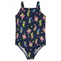 Maiô Infantil Menina Proteção UV Quimby 1/3 Ref. 29410 Maiô Infantil Menina Proteção UV Quimby 1/3 Ref. 29410