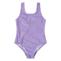 Maiô Infantil Menina Verão com Proteção UV Roxo Lilás Malwee Original