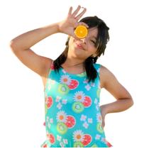Maiô Infantil Praia Natação Bebê Proteção Uv50 Menina 1 à 10