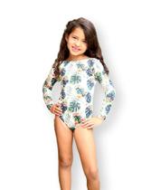 Maiô Infantil Proteção Solar UV Manga Longa Body Surfista Maiô Infantil Proteção Solar UV Manga Longa Body Surfista