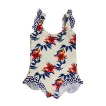 Maiô Infantil Proteção UPF50+ Bebê c/ Laço Lirio Red Maiô Infantil Proteção UPF50+ Bebê c/ Laço Lirio Red