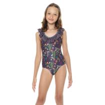 Maiô Infantil Proteção UPF50+ Natação - Magic Garden - Verão 2024 Maiô Infantil Proteção UPF50+ Natação - Magic Garden - Verão 2024