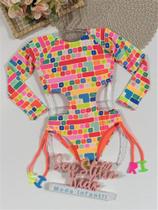 Maiô Infantil Siri Kids Manga Longa Anita Connect 40206