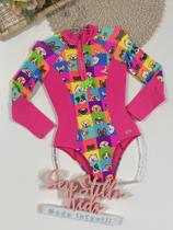 Maiô Infantil Siri Kids Manga Longa Lorena Funny Dog 40175 Maiô Infantil Siri Kids Manga Longa Lorena Funny Dog 40175