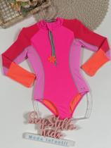 Maiô Infantil Siri Kids Manga Longa Vitoria Euforia 40004 Maiô Infantil Siri Kids Manga Longa Vitoria Euforia 40004