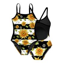 Maiô infantil sunflower proteção uv 50+ kauna Maiô infantil sunflower proteção uv 50+ kauna